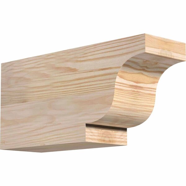 Ekena Millwork Newport Smooth Rafter Tail, Douglas Fir, 3 1/2"W x 6"H x 12"L RFT04X06X12NEW00SDF - main